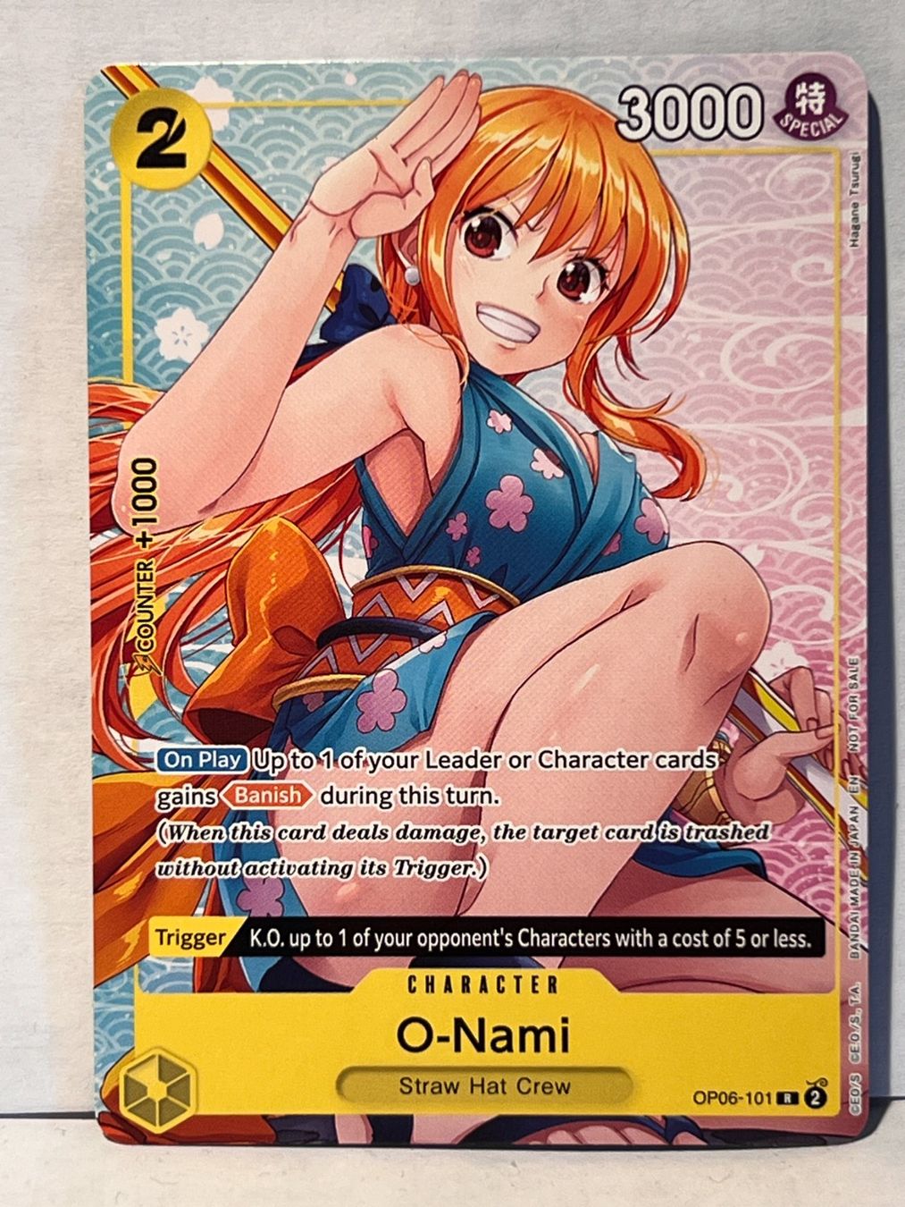Bandai Sammelbilder & Trading cards: One Piece TCG O-Nami  / OP06-101 – Gebraucht aus Langenthal von Thunderboltli