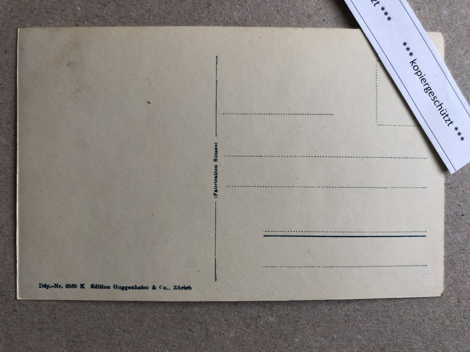Cartoline postali: Biel -Bienne Rosius Nr 6560 AK alt – Usato da Hefenhofen venduto da Bierinder 1