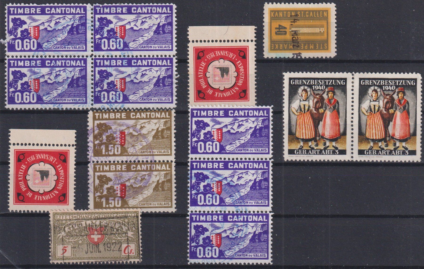 Tutti i francobolli: O77) Lot Vignetten, sehe Scan – Usato da Claro venduto da Chanty7