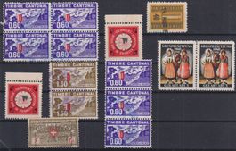O77) Lot Vignetten, sehe Scan