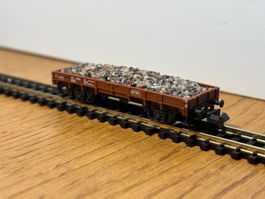 S0217: Güterwagen, beladen (Spur N)