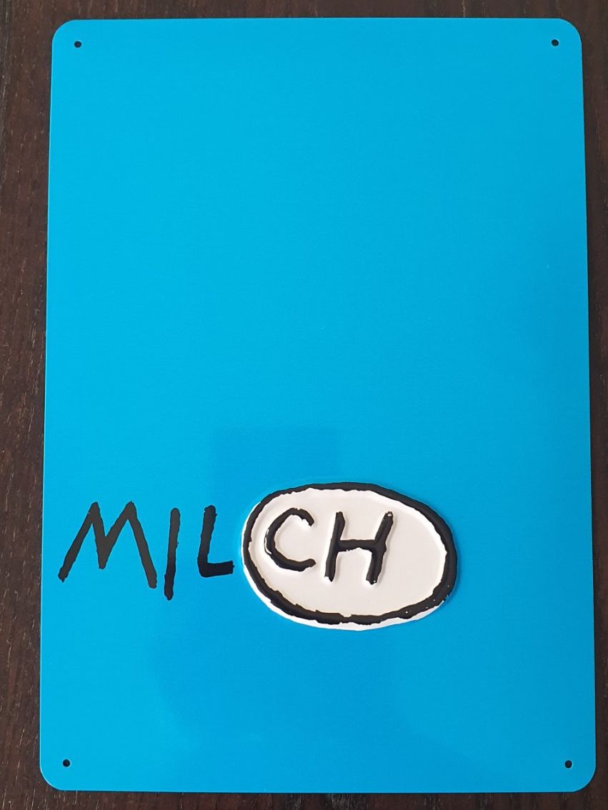 Insegne: Blechschild Milch – Usato da Winterthur venduto da LaRoque