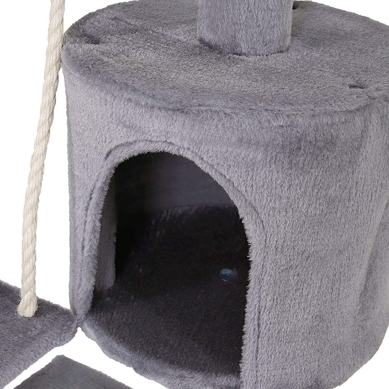 Katzenbaum - Kratzbaum: Kratzbaum Katzenbaum Stabiler Kletterbaum Spielhaus Turm 112 – Neu und originalverpackt aus Herisau von Serenco 4