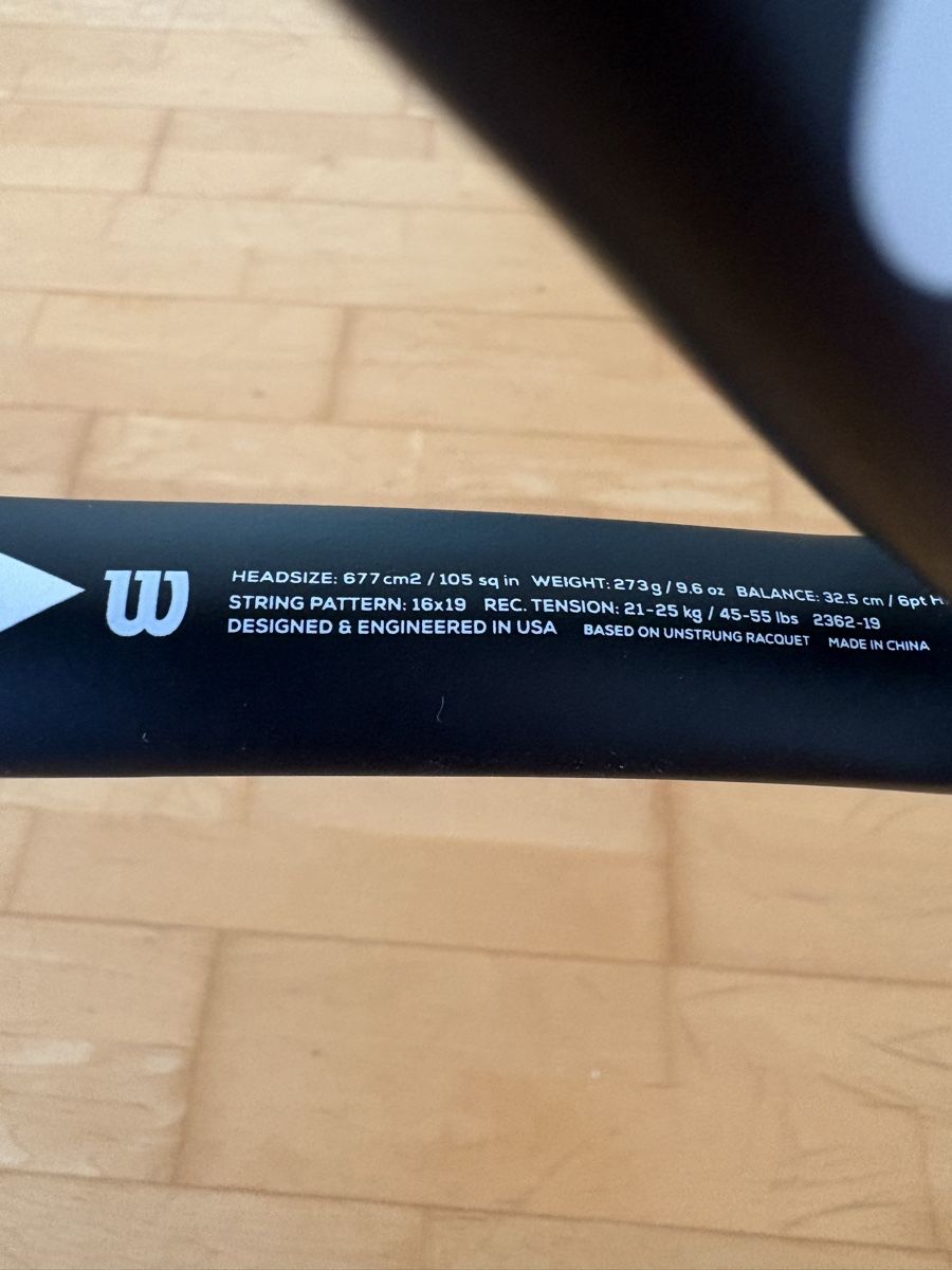 Wilson Racchette: Wilson Tennisschläger Modell Federer Team 105 – Usato da Reichenburg venduto da jonesmann 2