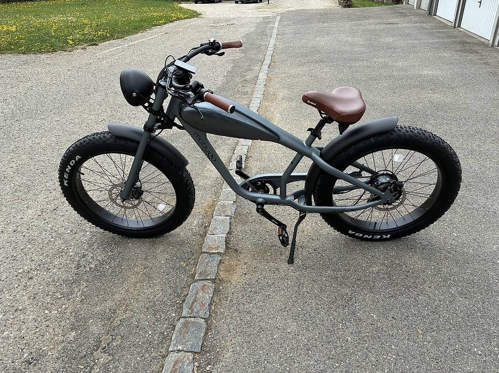 Biciclette: A vendre vélo électrique Mobygo Café racer anthracite – Usato da La Chaux-de-Fonds venduto da Arota 4