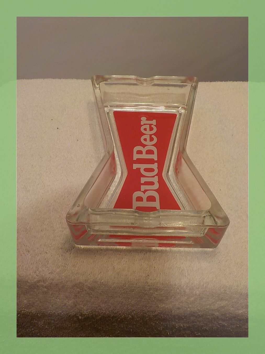 Portacenere: Aschenbecher Budweiser Glas transparent – Usato da Bülach venduto da Freieck 1