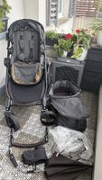 Baby Jogger City Select Kinderwagen grau mit Zubehör
