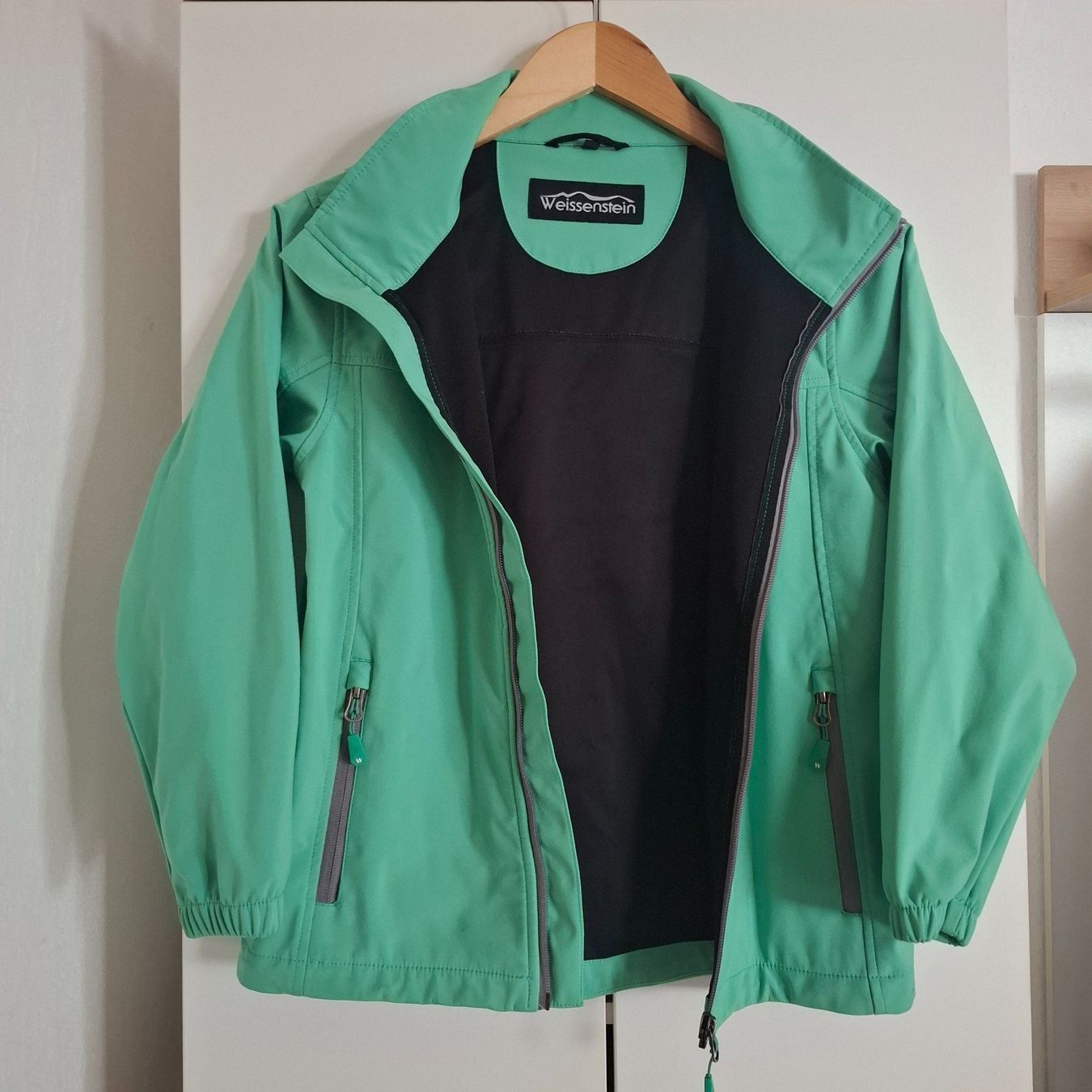 Giacche & Cappotti: Kinder Regen-Freizeitjacke, mintgrün, Gr. 140 – Usato da Sisseln AG venduto da Tropea4334 2