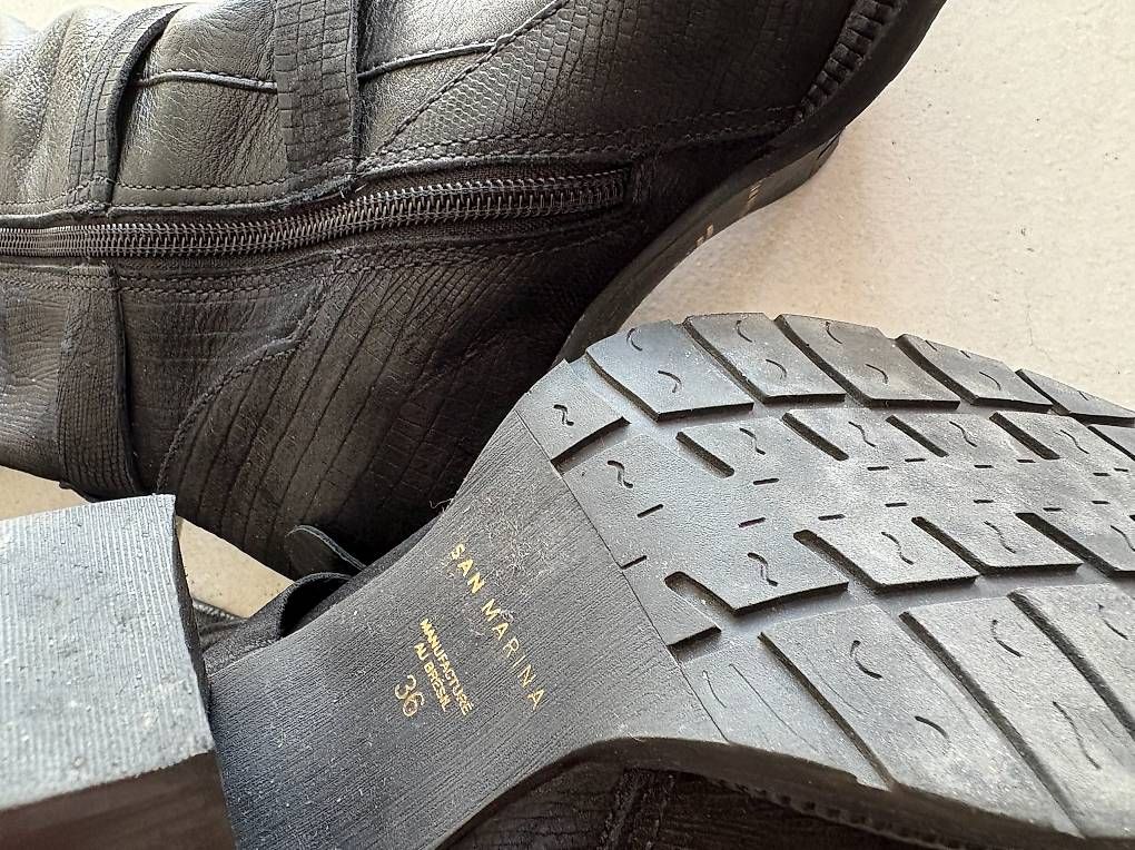 Damenschuhe: Schwarze Lederstiefel Gr. 36 – Gebraucht aus Willisau von ani_gtk8 2