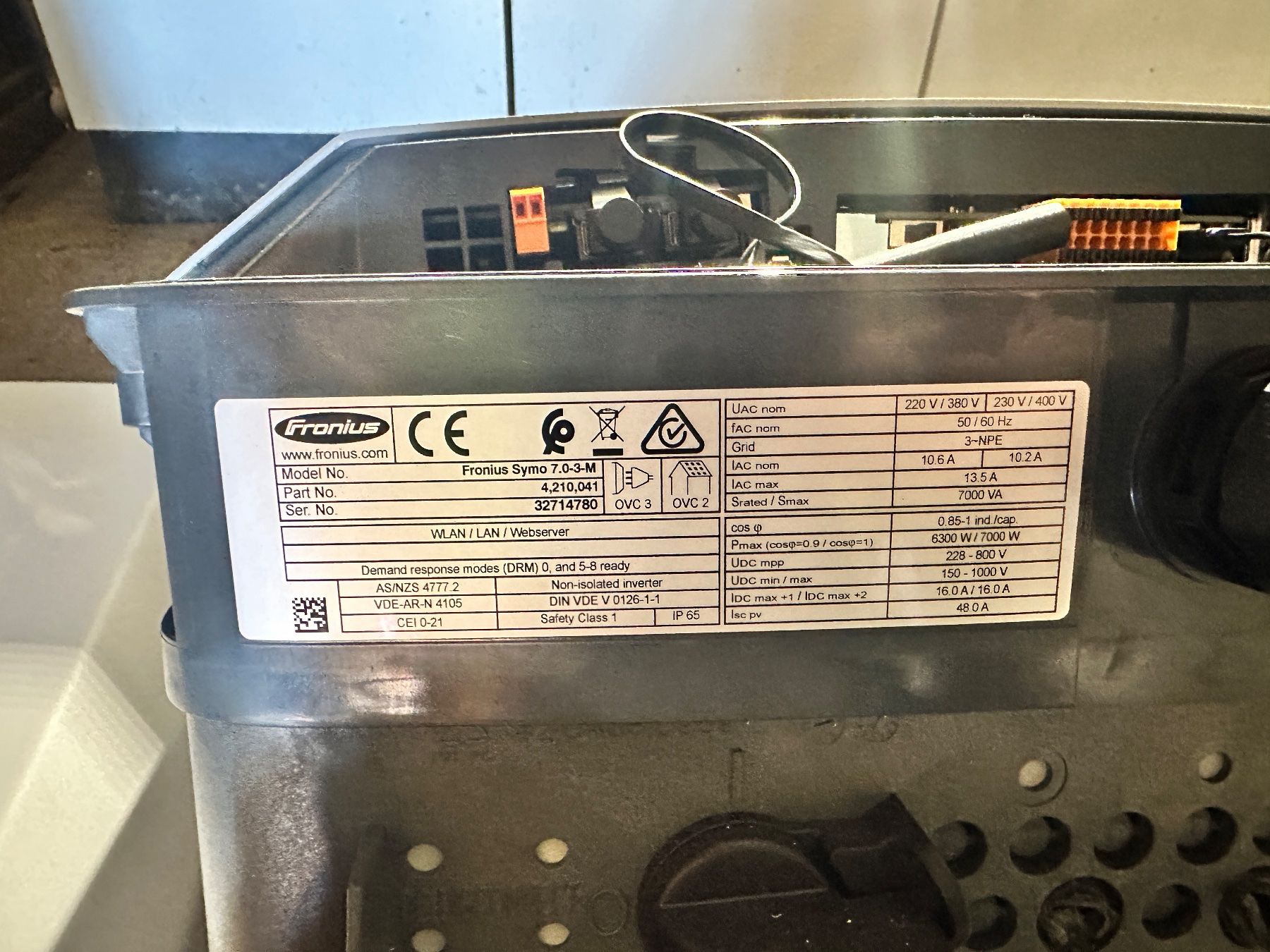 Fronius Inverter: Fronius Symo 7.0-3-M – Usato da Rüti ZH venduto da Osi99 2