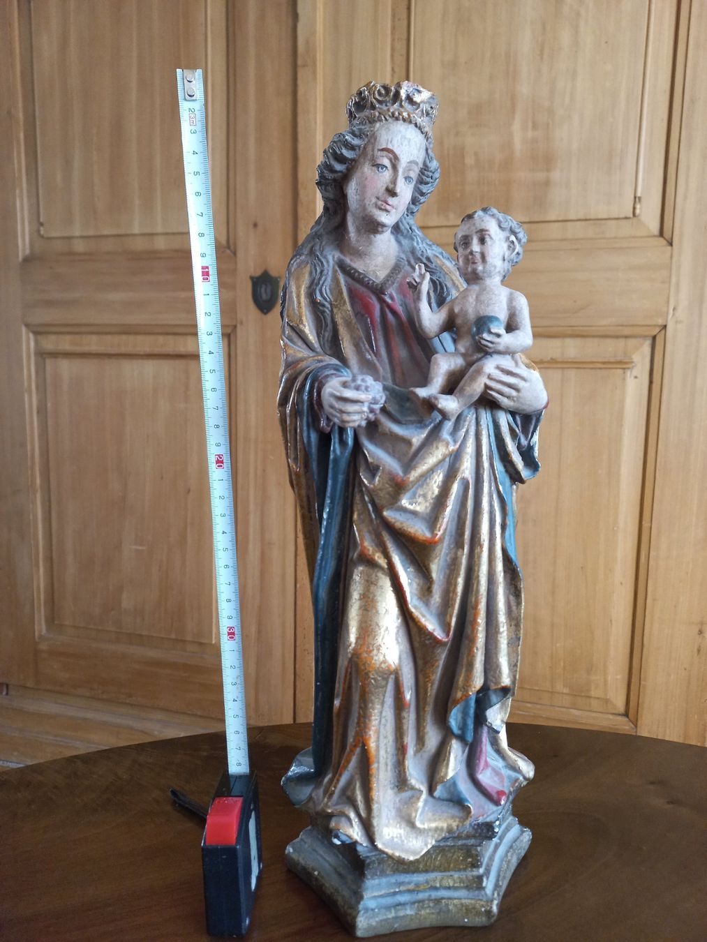 Sculptures & Statues: Marienstatue mit Kind aus alter Post Basel – D'occasion à Jona par ueb_f5rb 1