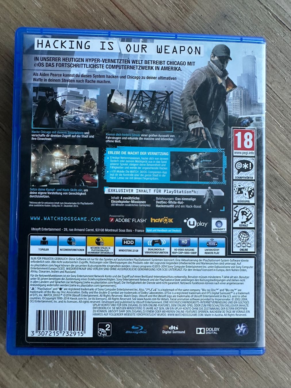 Giochi: PS4 Game-Watch Dogs- Hacking is our Weapon – Usato da Rothenburg venduto da wer_g9fd 2