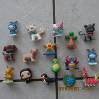 Konvolut Figuren wie Hello Kitty, Pokémon, Tiere, Nanci