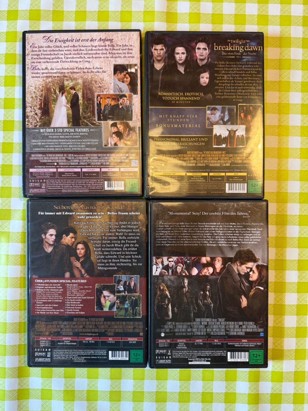 Tutti i DVDs: The Twilight Saga - DVD-Sammlung – Usato da Giswil venduto da michivonah 1