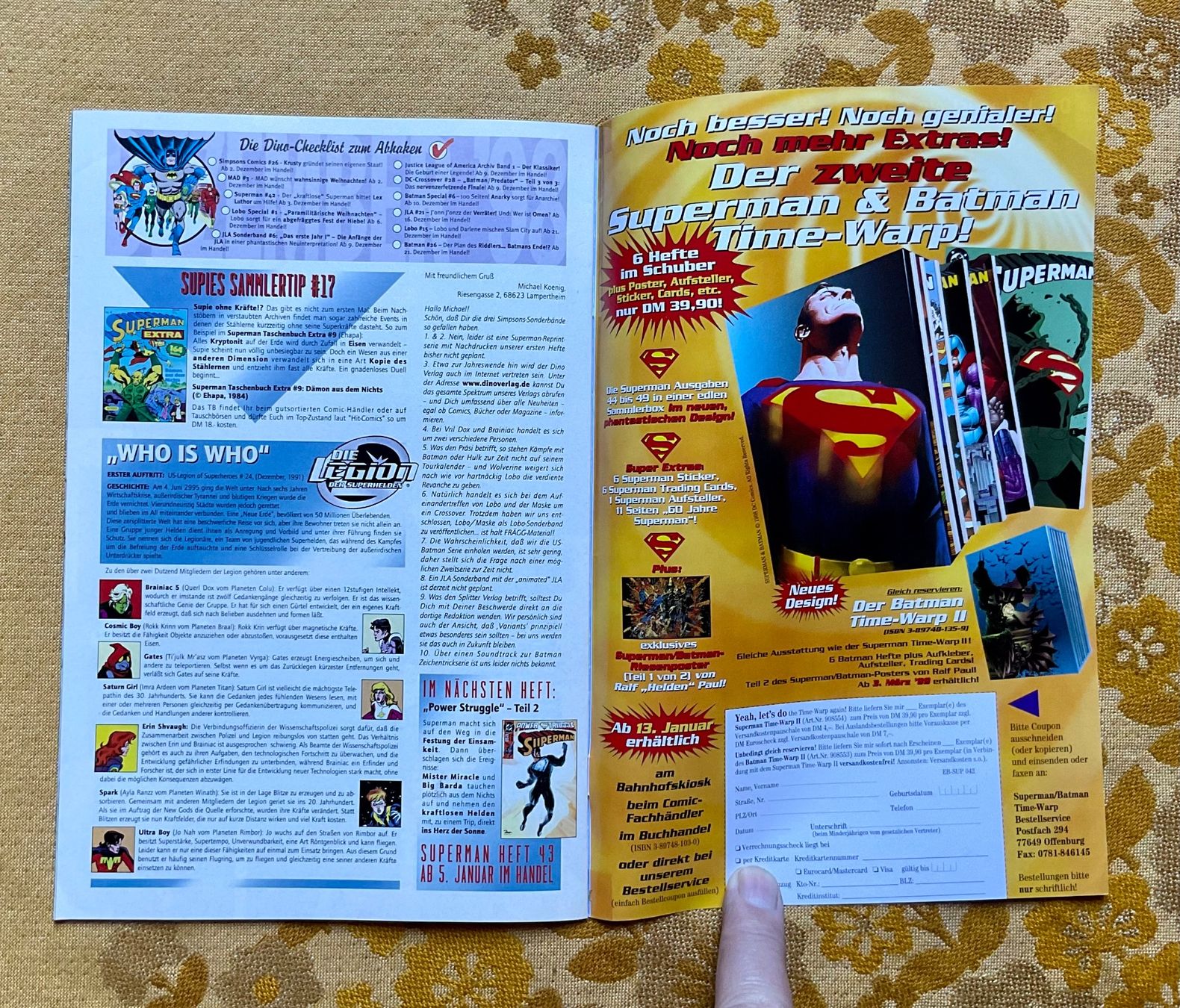 Fumetti: Superman Heft Nr 42 von 1998 – Usato da Endingen venduto da nathan05 8