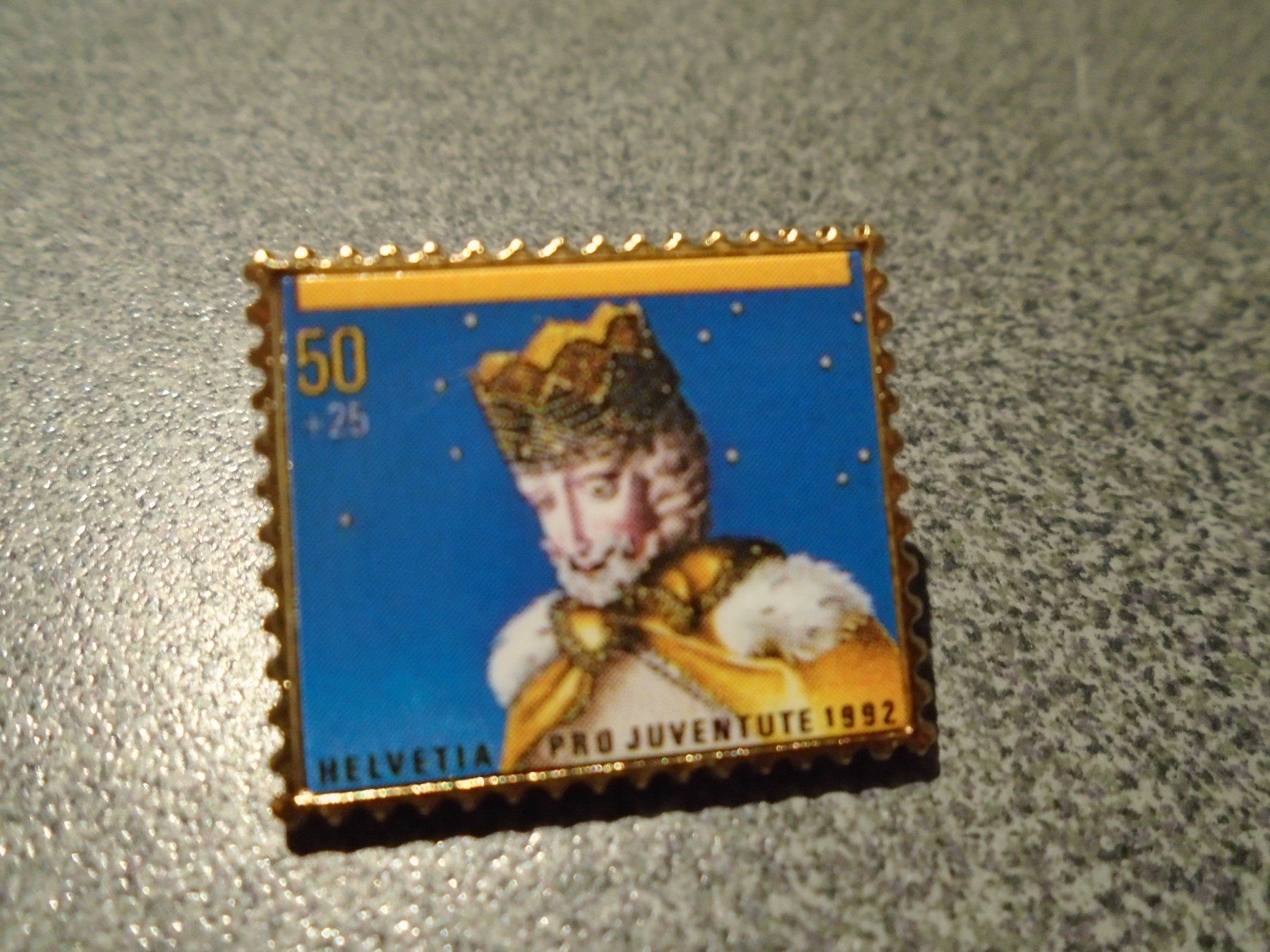 Spille & Fermagli: Pin Briefmarke / Pro Juventute 1992 – Usato da Zürich venduto da abraxas1291