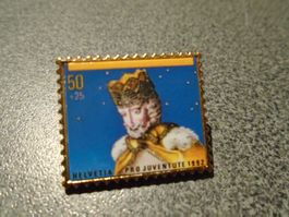 Pin Briefmarke / Pro Juventute 1992