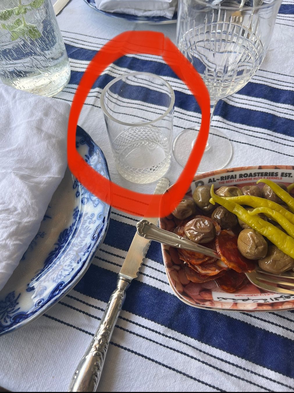 Bicchieri: 4 handgeschliffene Kristallgläser Wassergläser Vintage – Usato da Zürich venduto da Ralph12345 1