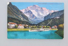 AK Schiffeinfahrt in Interlaken  1936?