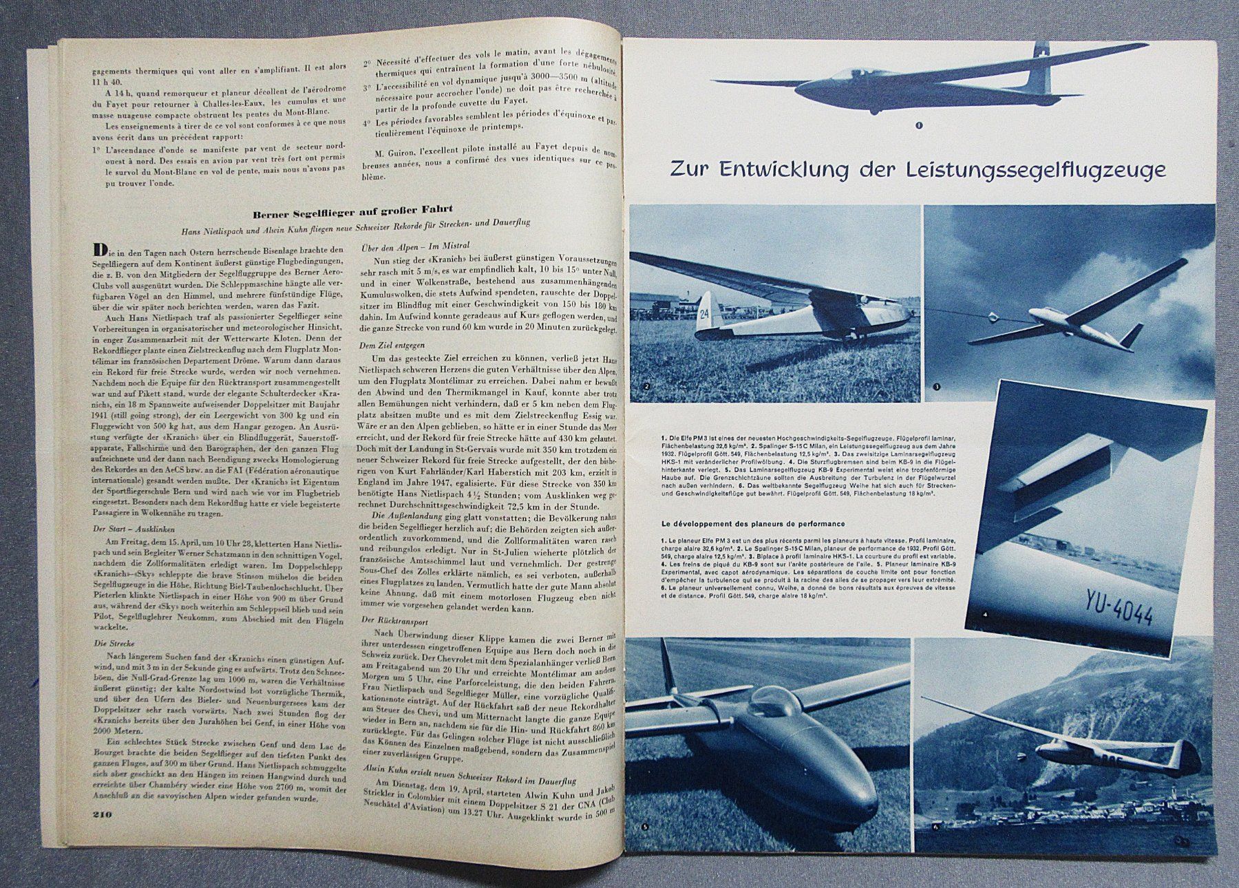 Riviste & Magazine: Schweizer Aero-Revue - Heft Nr.6 von Juni 1955 – Usato da Auenstein venduto da Padabimbim 4