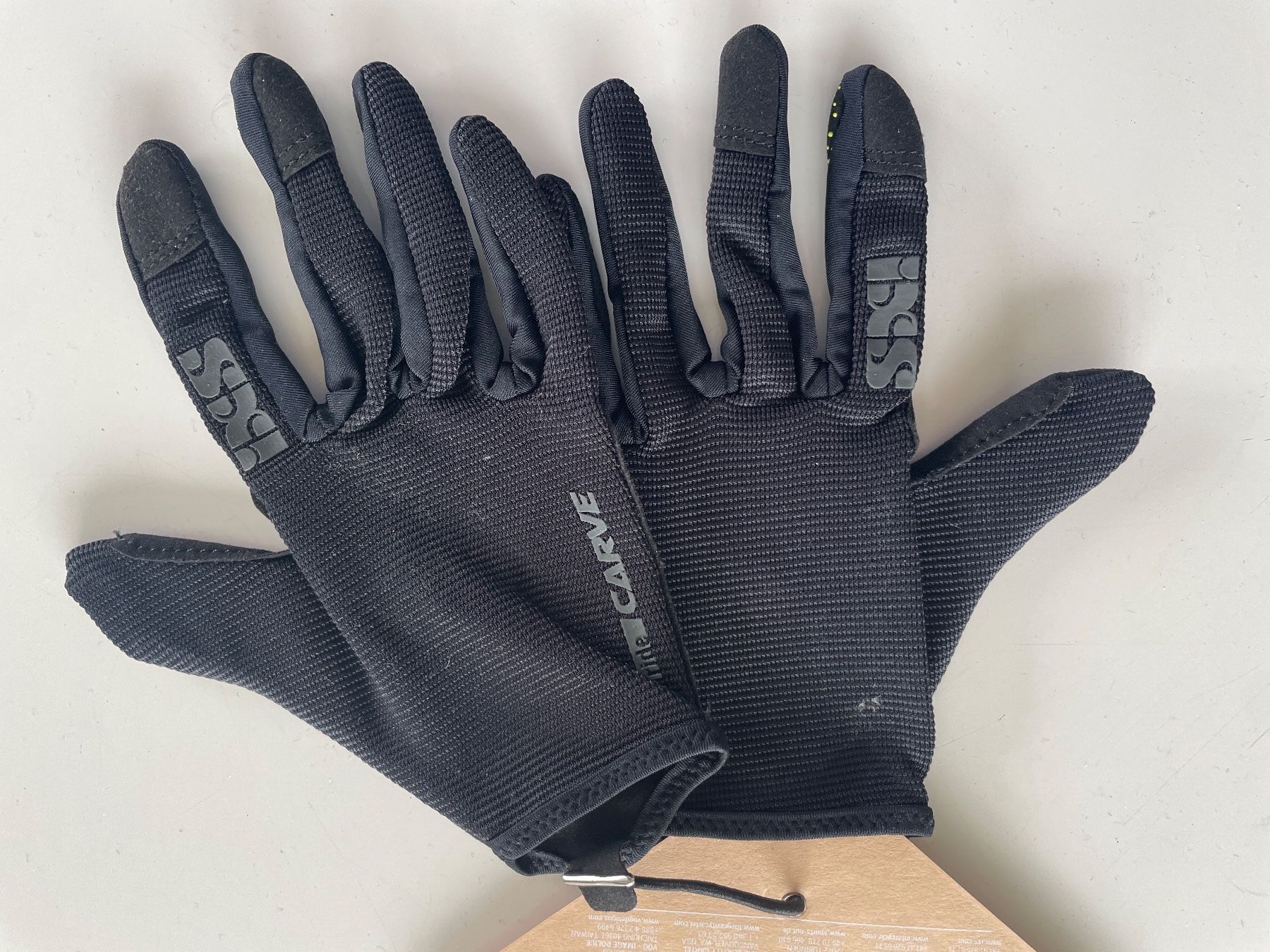 Guanti: IXS Carve  Kinder Handschuhe, schwarz – Nuovo e nell'imballaggio originale da Zürich venduto da schlauerbauer75