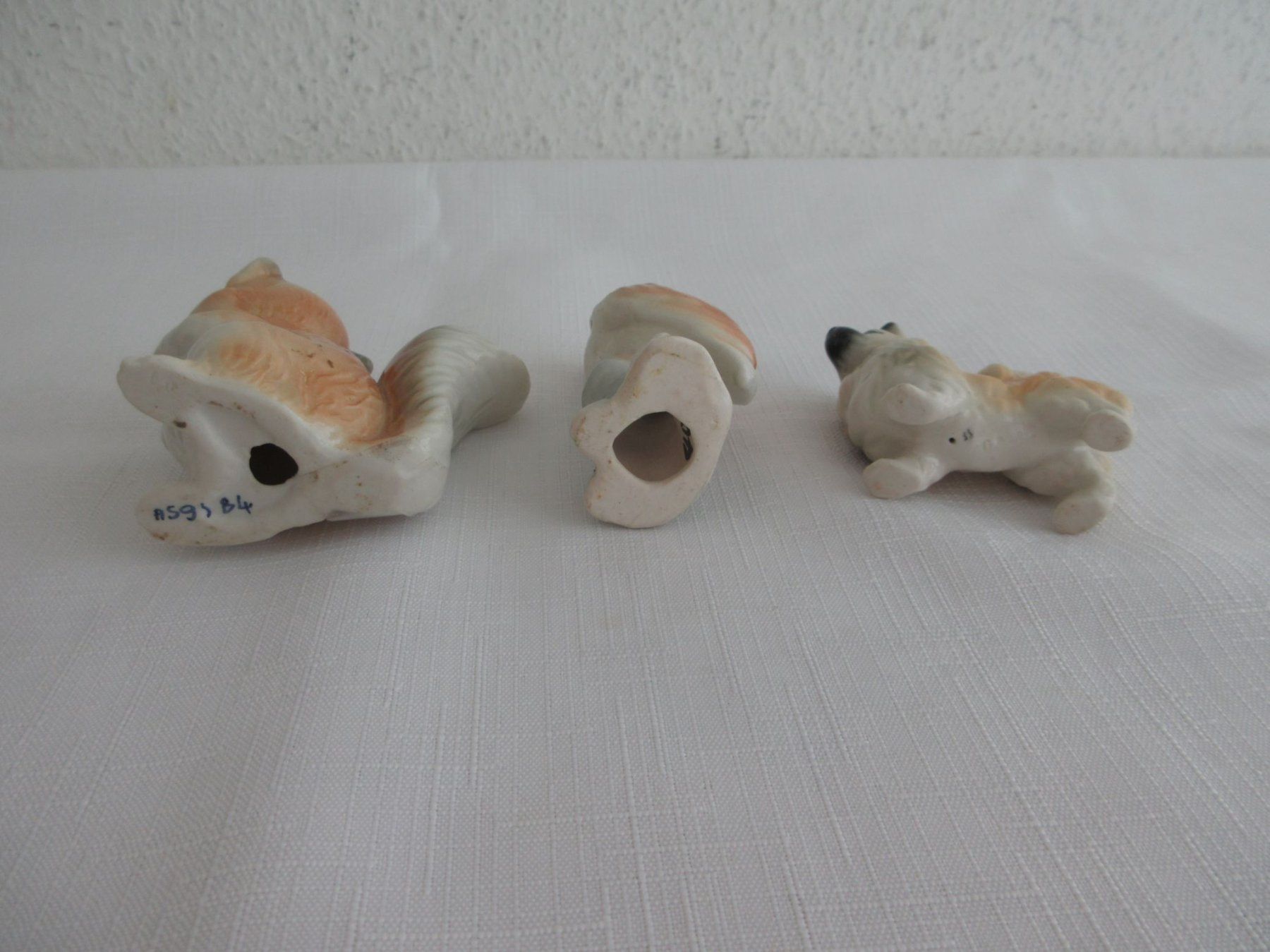 Figuren: 3 Miniatur Figuren Eichhornchen, Eule und Hund – Gebraucht aus Binningen von Oldfashion 3