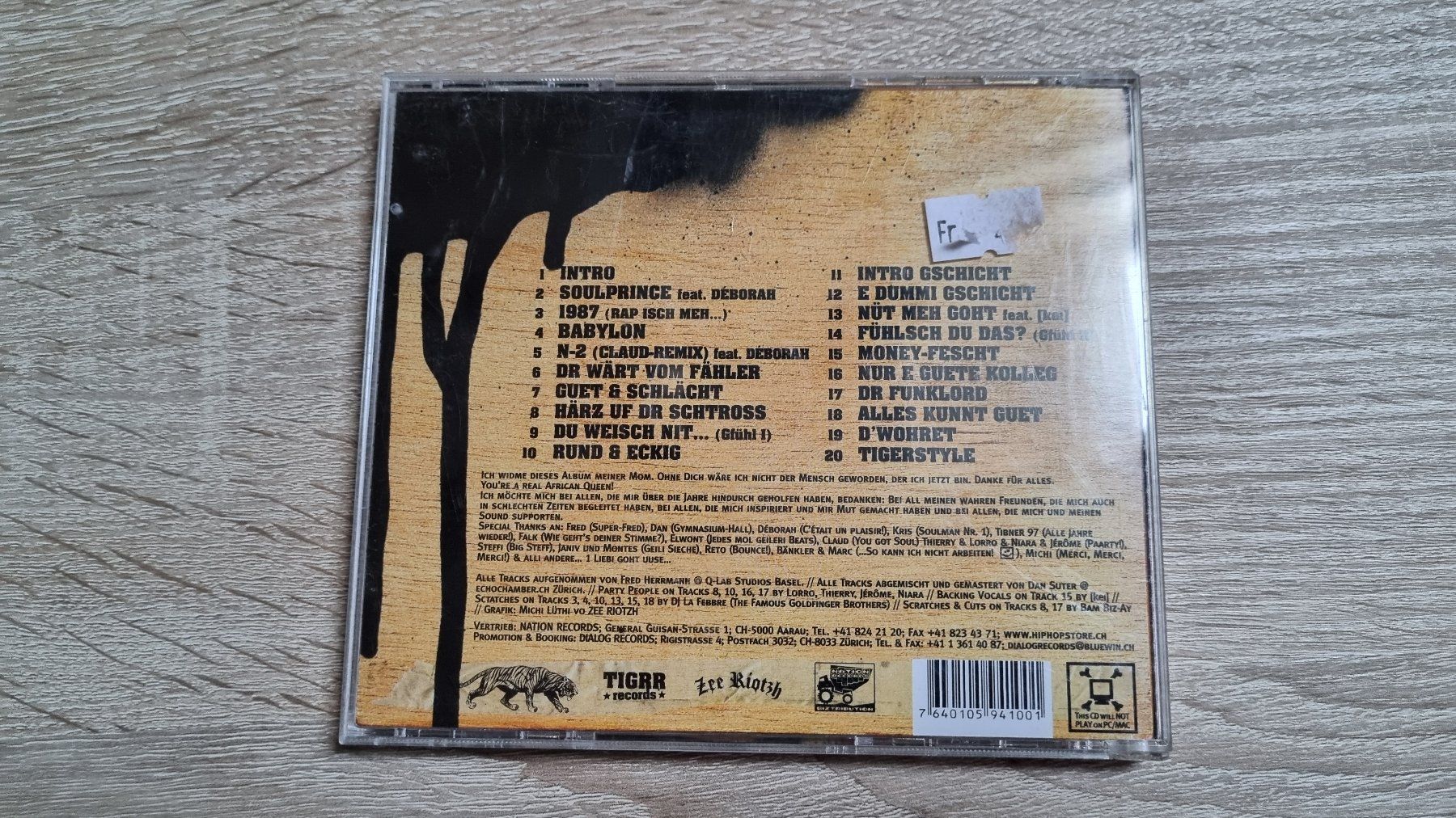 CD: Black Tiger - Solo – Usato da Hagenbuch ZH venduto da lecterr55 2