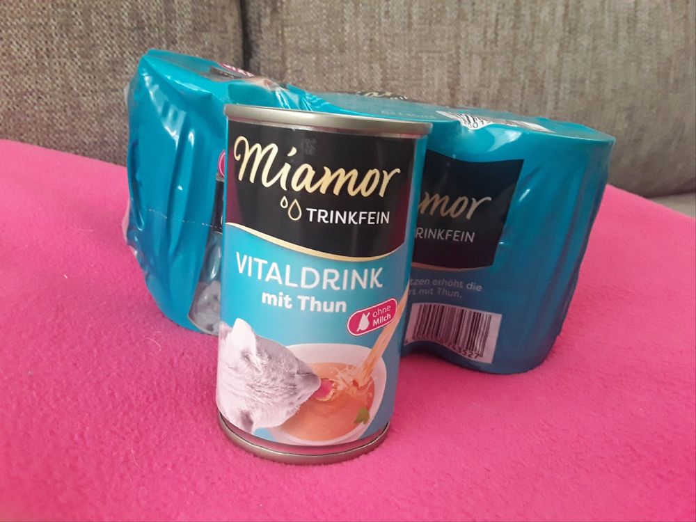 Comida Húmeda Para Gatos Miamor Trinkfein Vital Drink - Con Pollo, 48 Latas De 135 Ml, Suplemento Líquido Nutritivo