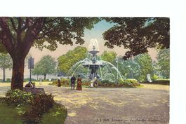 Genève Jardin Anglais,  Genf englischer Garten 1913