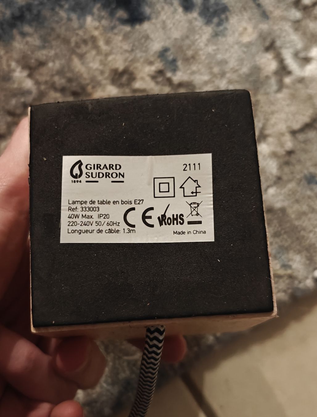 Lampade: Lampe Girard Sudron + ampoule Philips – Usato da Bussigny venduto da noa_v67w 2