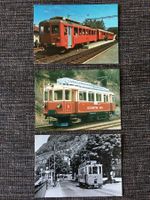 3 Stk. AK Ansichtskarte Tram Triebwagen SBB etc. Lot3
