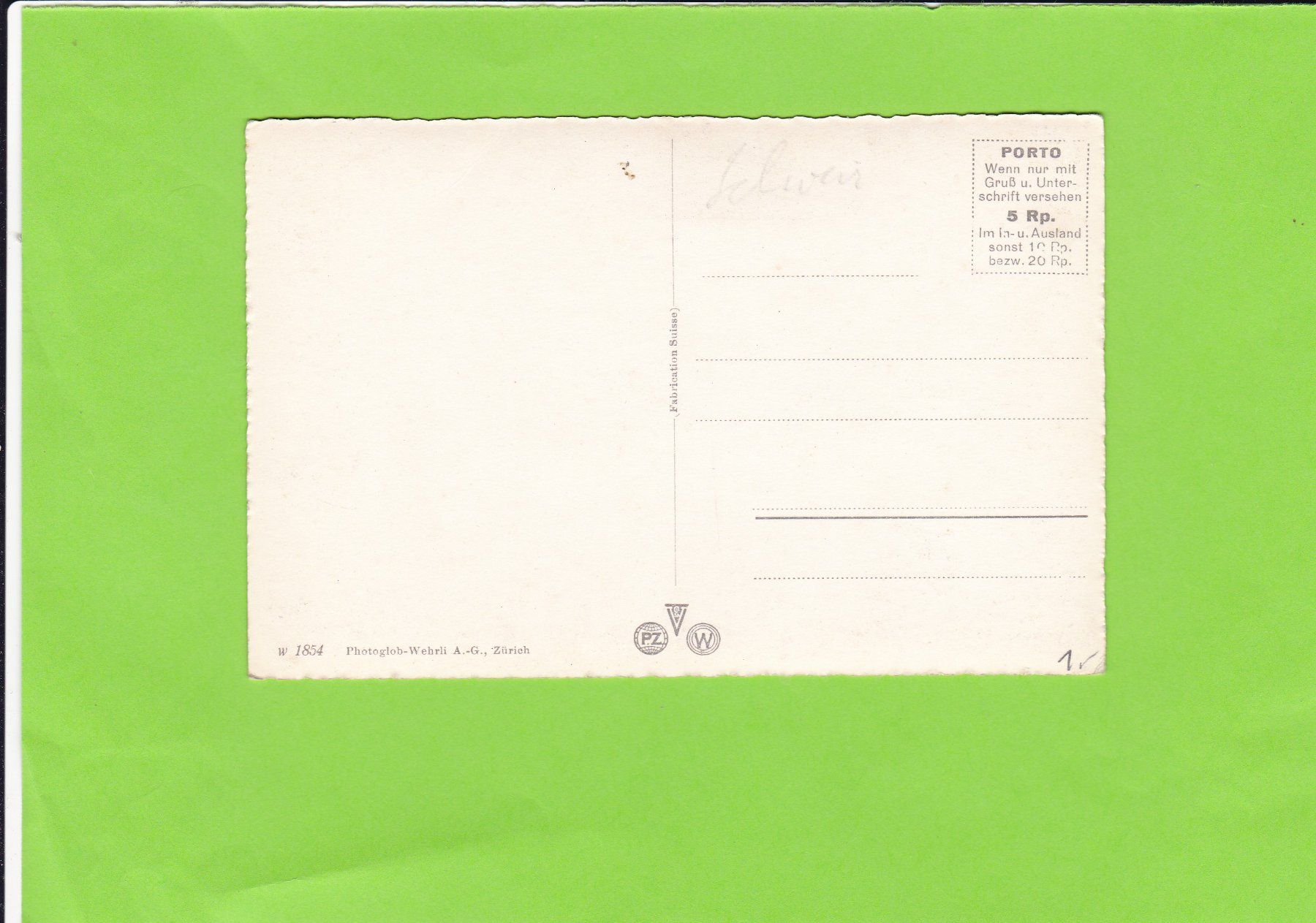 Cartoline postali: Wassen mit kl. Windgälle – Usato da St. Peterzell venduto da neckertal 1