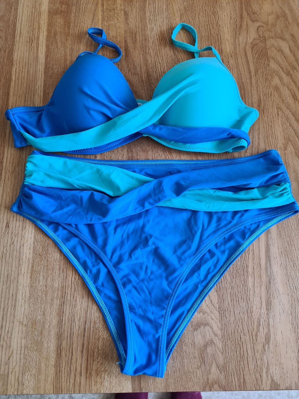 Shein Costumi da bagno & Bikini: Bikini Gr. XL blau-türkis. Shein – Usato da Winterthur venduto da Jana1701