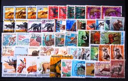 Faune mammals  - 50 stamps used