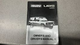 Betriebsanleitung Isuzu Trooper (Englisch)