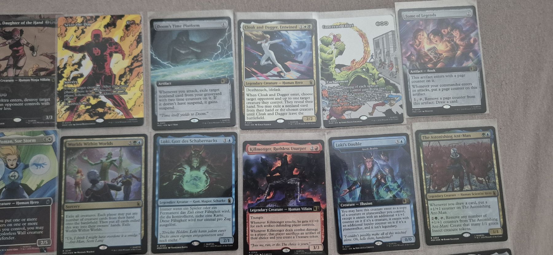 Magic The Gathering Carte collezionabili: Magic The Gathering Marvel Karten Set diverse Karten – Nuovo (secondo la descrizione) da Cazis venduto da pen_5jpg 2