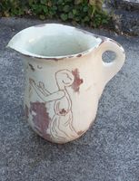 uralter schwerer (Ton?) Krug Shabby