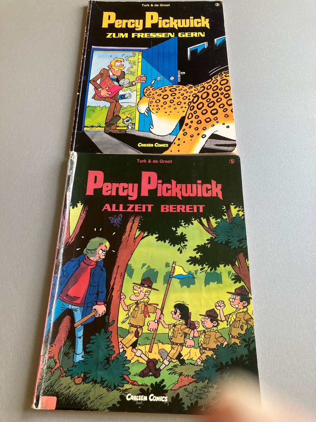 Comics: 9 Comics Percy Pickwick – Gebraucht aus Wald ZH von Liedermacher 2