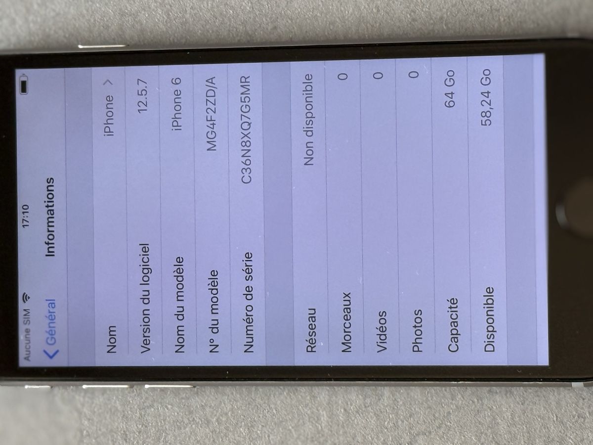 Apple Portables: iPhone 6 Argent 64Go – D'occasion à epalinges par Misterazz 7
