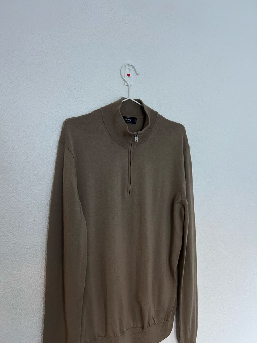 Mango Maglioni & Felpe: Mango Herren Wollpullover mit Reissverschluss, Grösse L – Usato da Chur venduto da faja7000 1