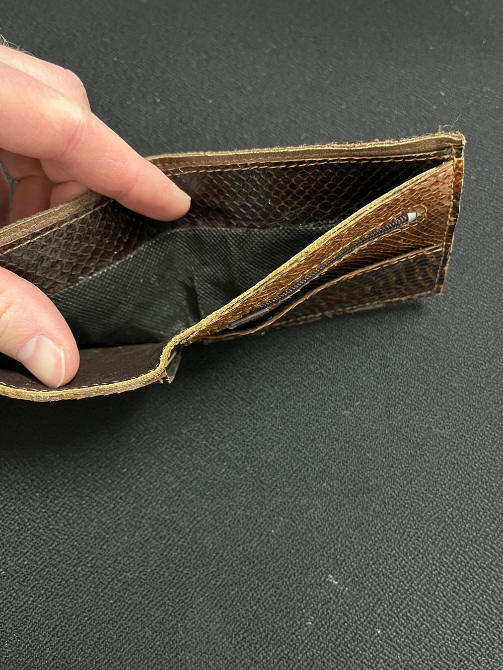 Brieftaschen: Portemonnaie Schlangenhaut – Neu (gemäss Beschreibung) aus Andhausen von Resch89 3