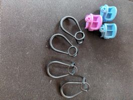 Lego 4x Zaumzeug und 3x Sattel mit Steigbügel
