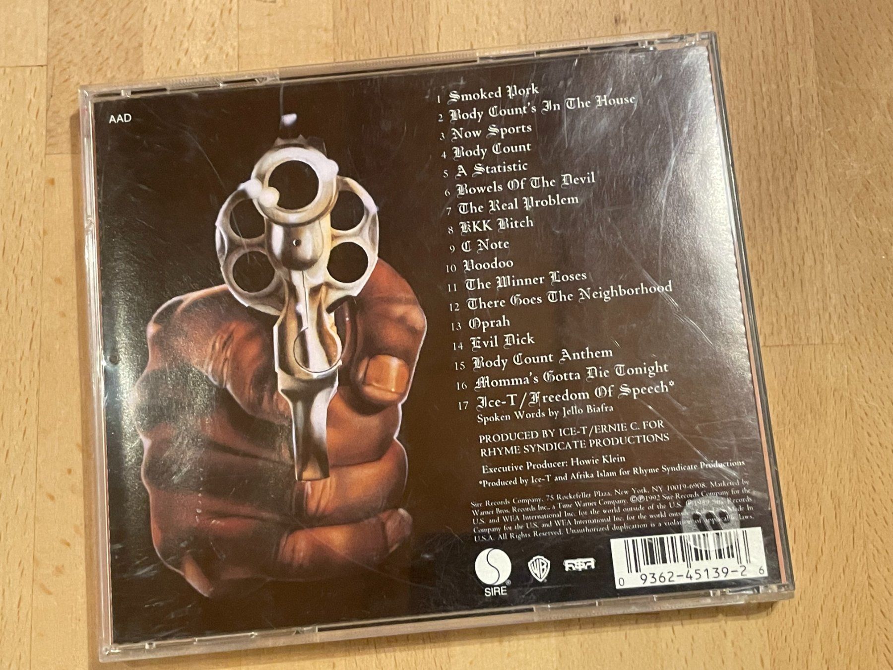 CD: Body Count CD 1992 – Usato da Rheinfelden venduto da slimjim 1
