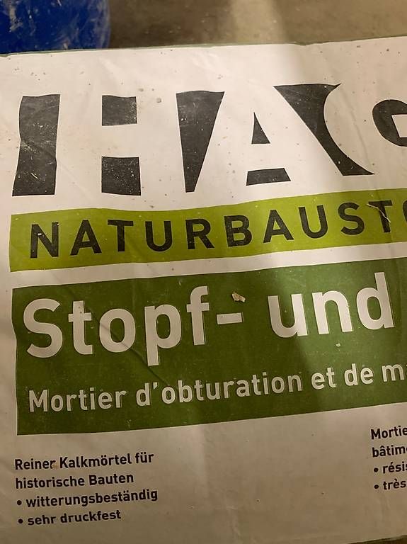 Füllmaterial: Haga Stopf- und Mauermörtel 20 kg – Gebraucht aus Emmenbrücke von hao_9ch7 1