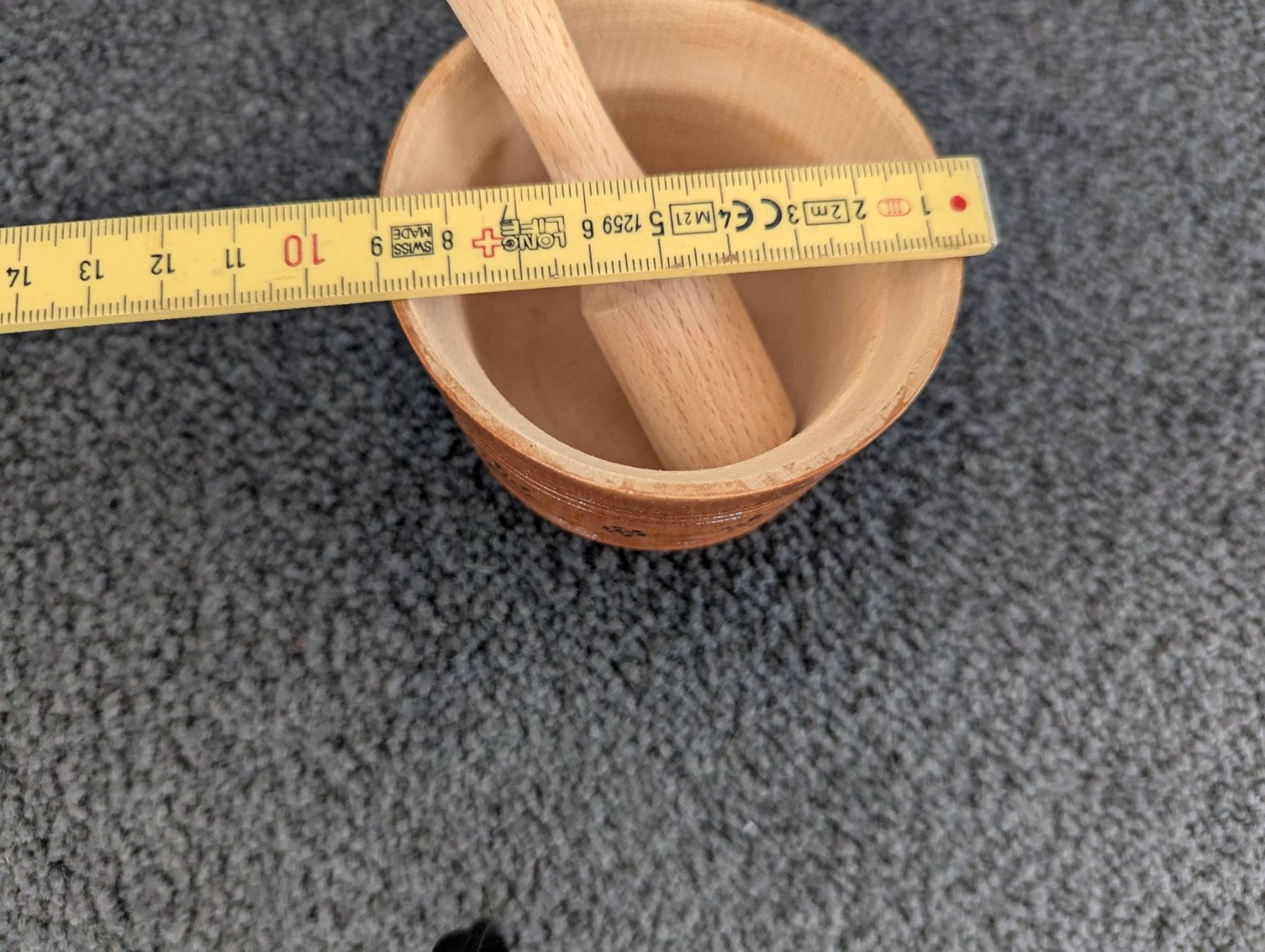 Set di piatti: Vintage - Holz Mörser aus der ehem. UdSSR – Usato da Ormalingen venduto da marithias23 3