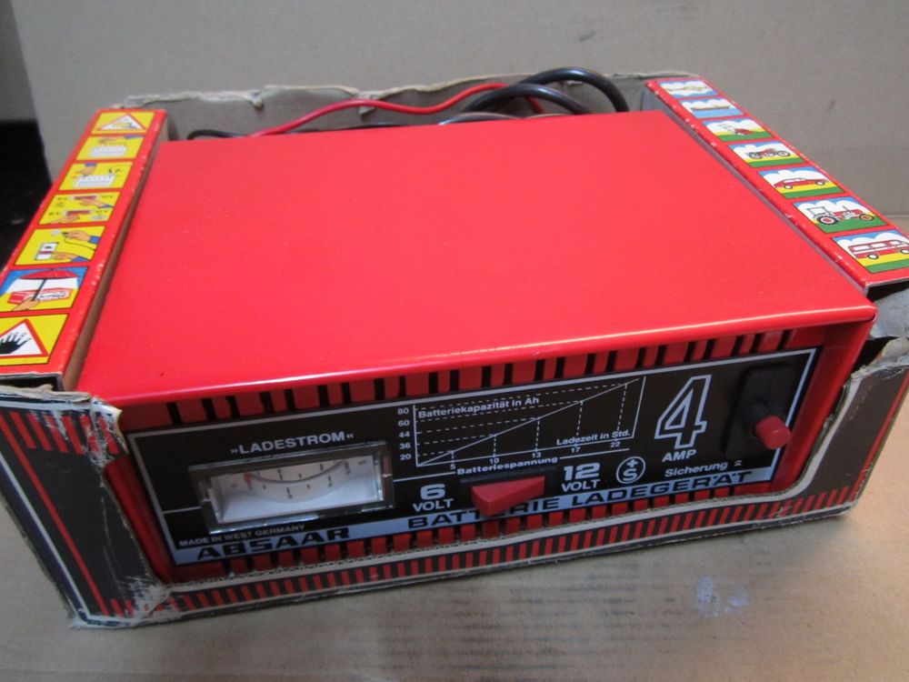 Batterie-Ladegerät 6 / 12 Volt Absaar Made in Germany