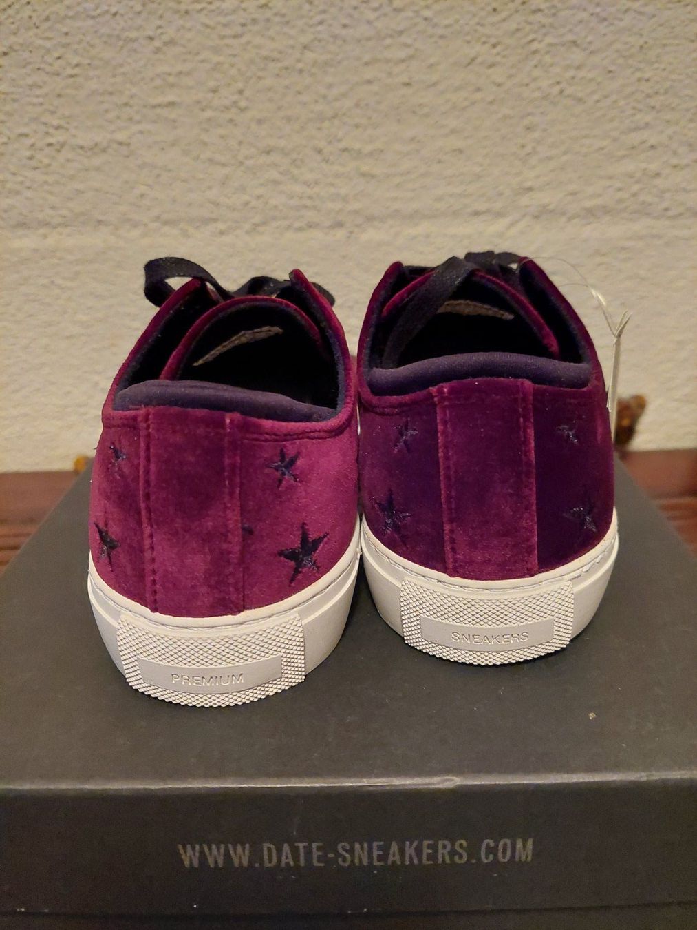 Scarpe da donna: D.A.T.E. - Ace Velvet Star prune 35 – Nuovo e nell'imballaggio originale da Besenbüren venduto da teluride89 2