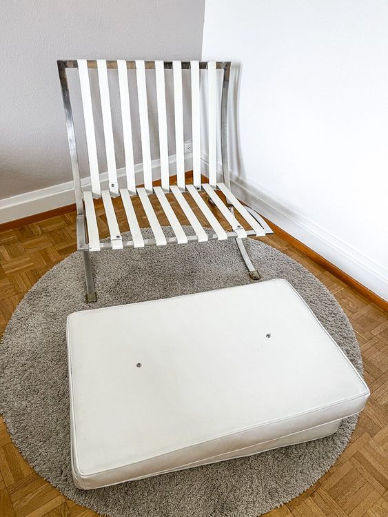 Barcelona Chair (2/2) Leder Sessel REPLIKA Kaufen auf Ricardo