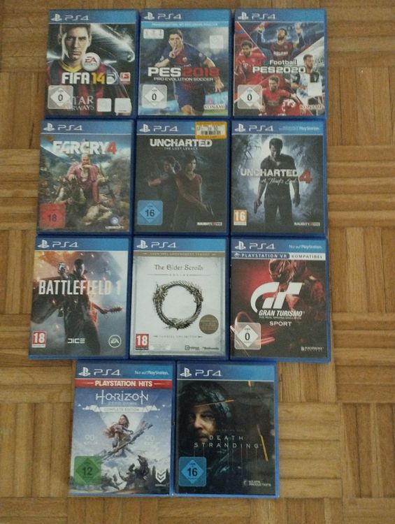 PS4 Spiele Sammlung günstig Kaufen auf Ricardo