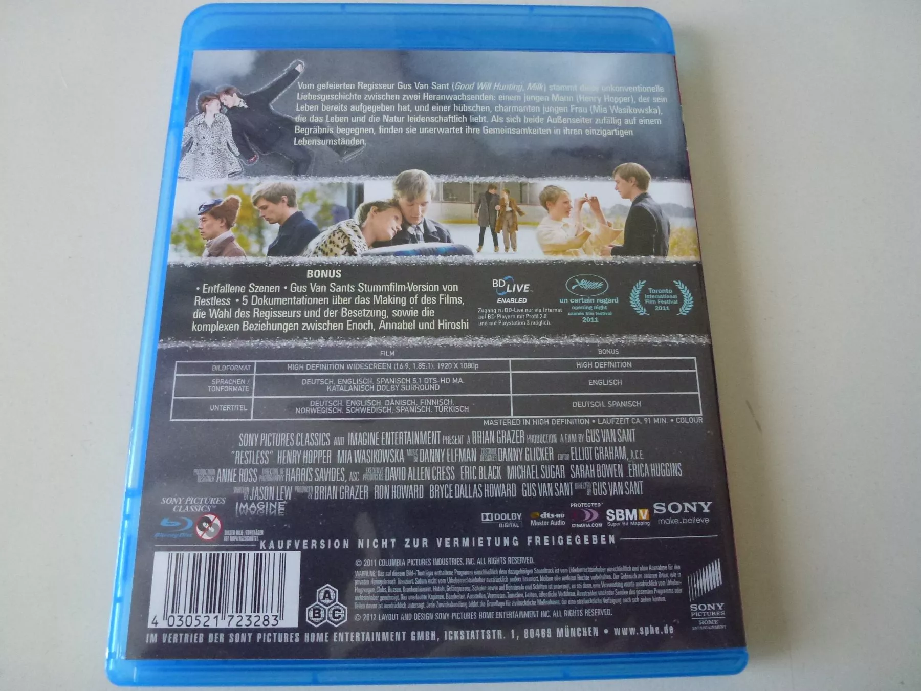 Tutti i DVDs: Restless (Blu-Ray) – Nuovo (secondo la descrizione) da Bern venduto da Frebo 1